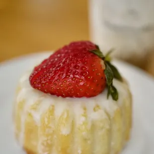 Lemon Bundt Cake- featuring my mostly drank Oat Cookie latte both are BOMB