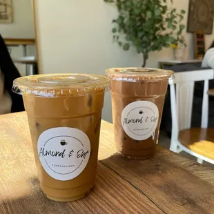Almond &amp; Oat Latte (Iced), iced snickerdoodle latte
