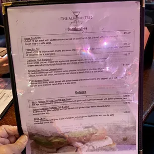 11.09.22 Sandwiches and Entrées