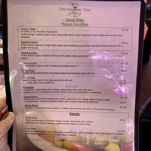 11.09.22 Small Bites and Salads