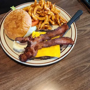 Bacon cheeseburger