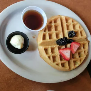 food, waffles