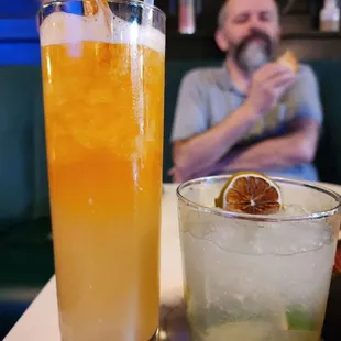 The drinks were good &amp; included mocktails! Yay