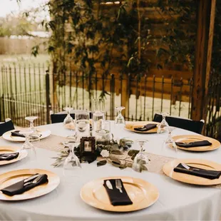 Another round table set-up