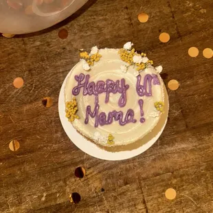 Double layer coconut cake