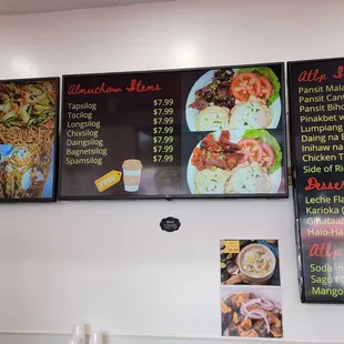 Menu board