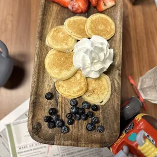 Kids pancakes platter