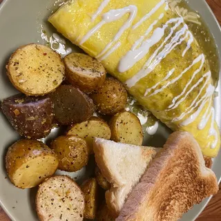 Green Chili Omelette