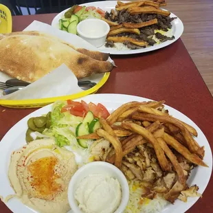 Meal for two.  Sooo Good.