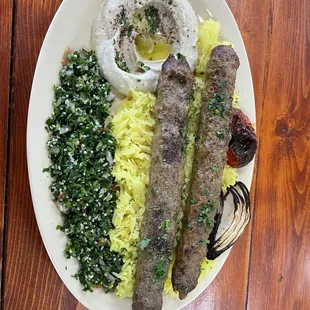 Kofta Kebab Plate
