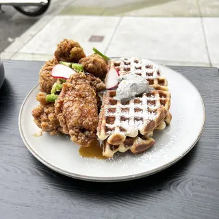 chicken wings-n-waffles