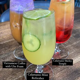 calamansi mint refresher