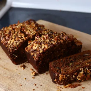 Vegan Banana Bread/ we bake every morning!