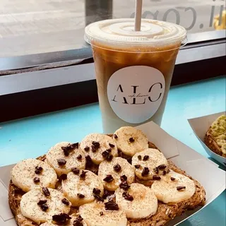 Vegan Nutty Banana Toast