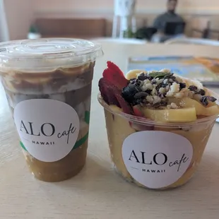 Jammin' coffee + lilikoi bowl