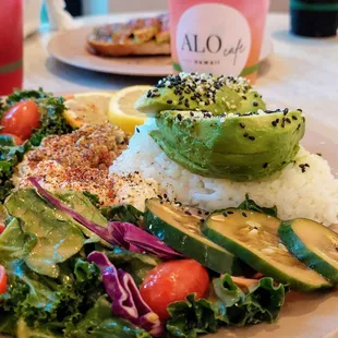Alo Cafe serves delicious vegan food.