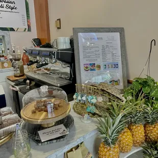 pineapples and coffee