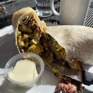 Pastrami 3 Egg Burrito