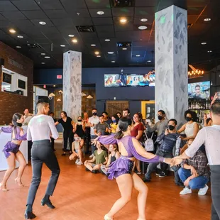 people dancing