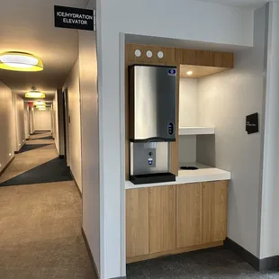 Water fillers in the hallway