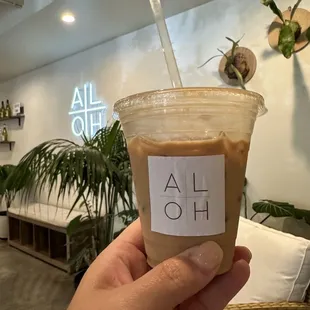 Macadamia latte iced