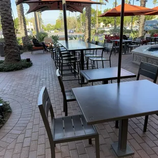 Outside seating area
