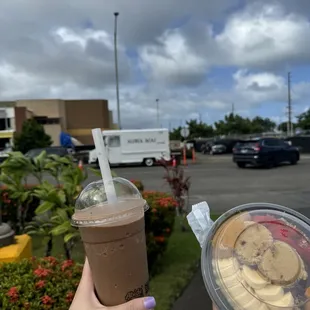 outside