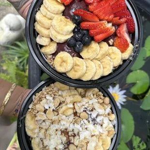 Ohelo bowl &amp; Nut bowl.