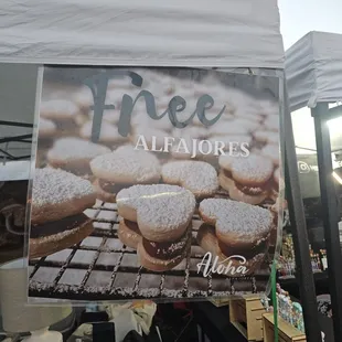 11-7-24. Signage for Aloha Alfajores