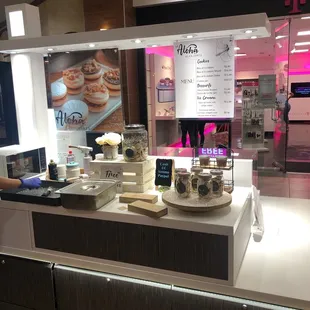 She has a kiosk here on Fri, Sat and Sun. in the afternoon