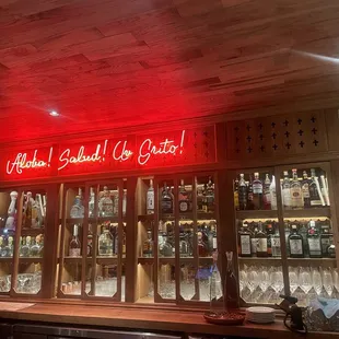 Vibrant Bar Area
