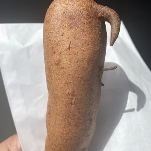 For this month's special Aloha Dog! Andagi + beef hot dog. 2/25-27/22 10am-2pm or until sold out!