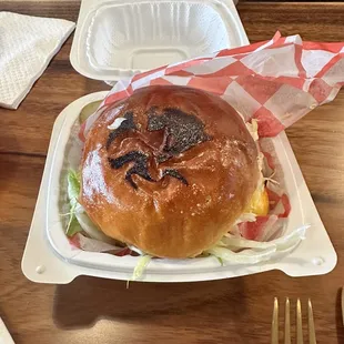 Top of Aloha Bakehouse Burger