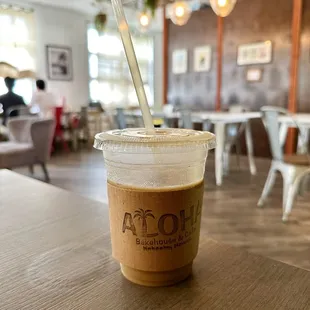 vanilla macadamia latte