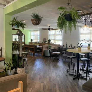 inside of second floor dining area