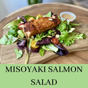 Misoyaki Salmon Salad
