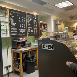 a man standing in front of the counter