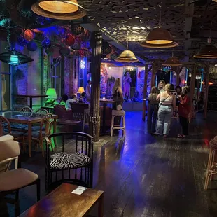 the interior of a restaurant