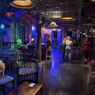 a bar with a lot of people