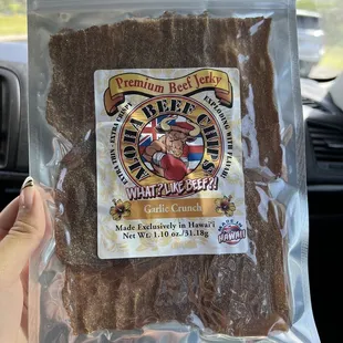 Garlic Crunh jerky