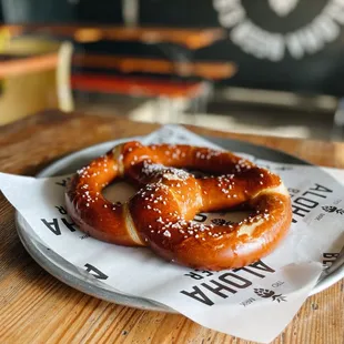 Giant Soft Pretzel: $10 Happy Hour