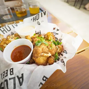 best fried cauliflower I&apos;ve ever had