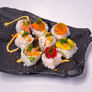 sashimi, sushi and sashimi, food, sushi