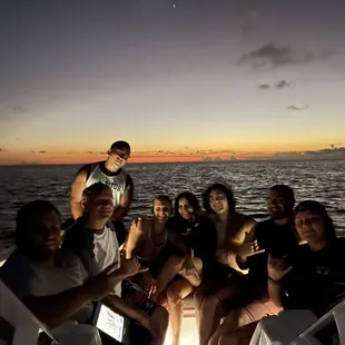 my fam I treated to the charter