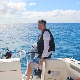 About to hope in for a great snorkel adventure