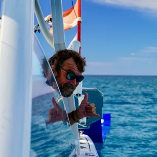 Captain Scott with the Aloha vibes