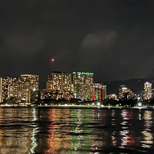 Just before the Friday night fireworks