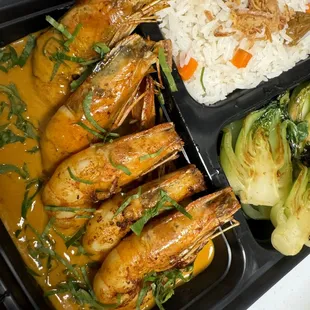 Laksa Coconut Lemongrass Shrimp