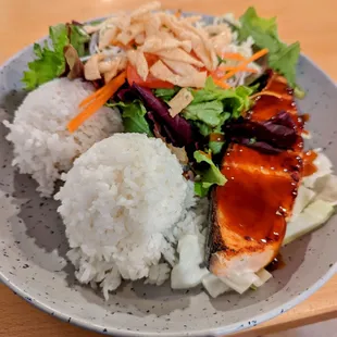 Salmon teriyaki