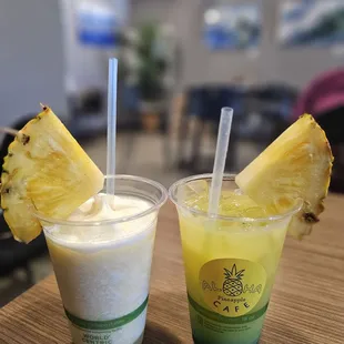Pineapple smoothie &amp; Pineapple juice so good!